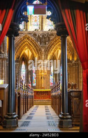 Glasgow Cathedral Pfarrkirche, ältestes Gebäude in Glasgow, Innenbilder, Glasgow, Schottland, Großbritannien Stockfoto