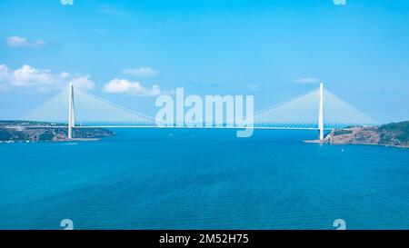 Die Yavuz Sultan Selim Brücke Stockfoto