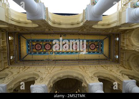 Thirumalai Nayak Palace in Madurai, Tamil Nadu, Indien. Stockfoto