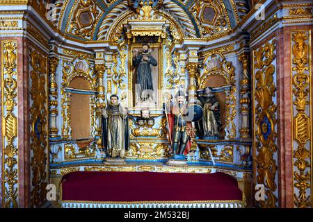 Grundeigentümerkapelle, Kirche Maria Himmelfahrt, Alte, Loule, Algarve, Portugal Stockfoto