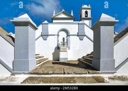 Aljezur Hauptkirche, Algarve, Portugal Stockfoto