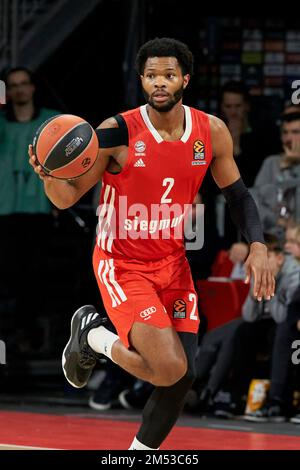 2022/2023 FIBA EuroLeague | München FC Bayern gegen Valencia Basket Club. WALDEN Corey (FC Bayern München FCBB02) Stockfoto