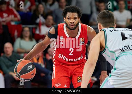 2022/2023 FIBA EuroLeague | München FC Bayern gegen Valencia Basket Club. WALDEN Corey (FC Bayern München FCBB02) Stockfoto