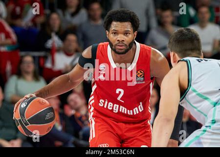 2022/2023 FIBA EuroLeague | München FC Bayern gegen Valencia Basket Club. WALDEN Corey (FC Bayern München FCBB02) Stockfoto