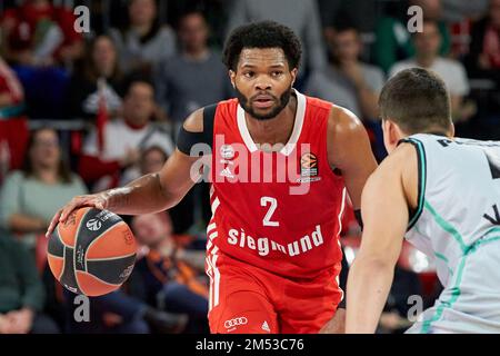 2022/2023 FIBA EuroLeague | München FC Bayern gegen Valencia Basket Club. WALDEN Corey (FC Bayern München FCBB02) Stockfoto