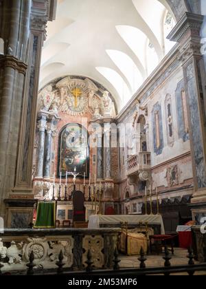 Hochaltar von Igreja de Nossa Senhora da Assunção, Elvas Stockfoto