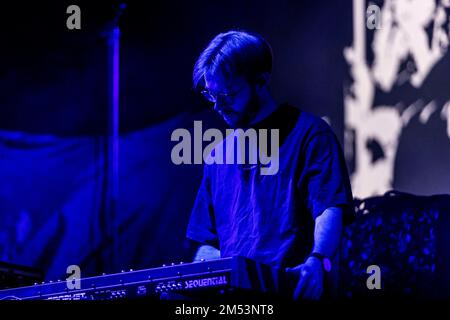 Bologna, Italien. 31. Okt. 2022. BOLOGNA, ITALIEN - OKTOBER 21: Brendan Smith von The Twilight Sad tritt am 31. Oktober 2022 in Bologna, Italien, in der Unipol Arena Casalecchio di Reno auf. (Foto von Roberto Finizio/NurPhoto) Kredit: NurPhoto/Alamy Live News Stockfoto