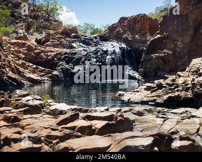 Upper Pool & Falls, Edith Falls (Leliyn), Nitmiluk National Park, Northern Territory, Australien Stockfoto