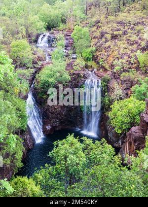 Twin Florence Falls (Karrimurra), Litchfield National Park, Northern Territory, Australien Stockfoto