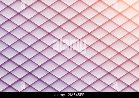 Farbverlauf in Rhombus-Form in Hellrosa- und Magenta-Farben als abstrakter Hintergrund. Stockfoto