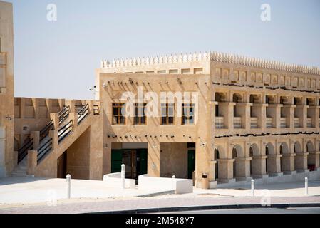 Traditionelle Arabische Architektur - Katar Stockfoto