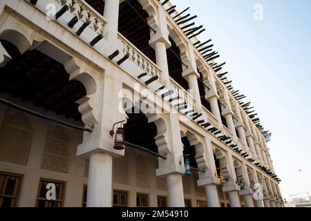 Traditionelle Arabische Architektur - Katar Stockfoto