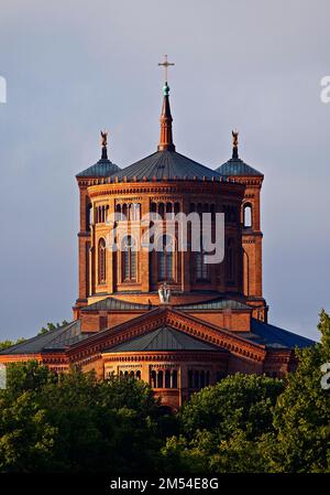 St. Thomas Church oder Thomaskirche, spätes klassizistisches Kirchengebäude von Friedrich Adler, Kreuzberg, Berlin, Deutschland Stockfoto