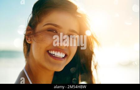 Der einfache Akt des Lächelns vermittelt Selbstvertrauen und