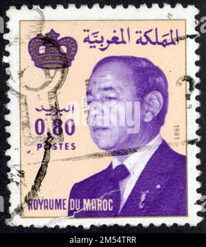 ROYAUME DU MAROC. POSTES. 1981. 0,80 Stockfoto