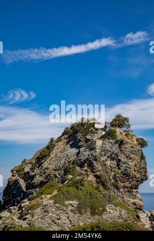 Kapelle St. John auf der Insel Skopelos Stockfoto