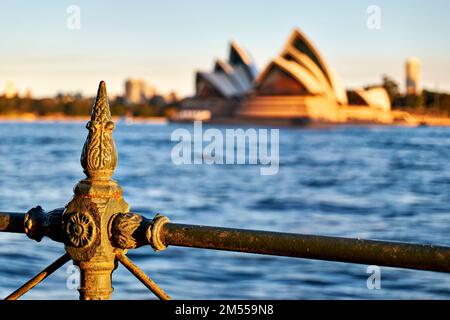 Sydney. New South Wales. Australien. Das Opernhaus Stockfoto