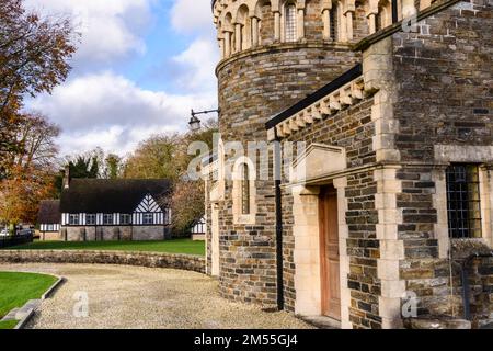 Church of the Good Shepherd, ein Gebäude der Church of Ireland im byzantinischen Stil, Sion Mills, Nordirland, Großbritannien, Großbritannien Stockfoto