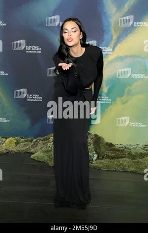 Jedet nahm am 10. Dezember 35. 2022 an den European Film Awards 2022 in der Harpa Conference and Concert Hall in Reykjavik (Island) Teil. Stockfoto