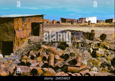 Äthiopien, 1970er, Adama oder Nazaret, Slum, Region Oromia, Ostafrika Stockfoto