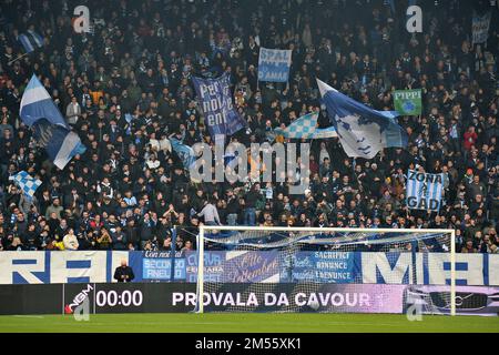 Ferrara, Italien. 26. Dezember 2022. Fans von Spal während des Spiels SPAL gegen AC Pisa, italienisches Fußballspiel Serie B in Ferrara, Italien, Dezember 26 2022 Kredit: Independent Photo Agency/Alamy Live News Stockfoto