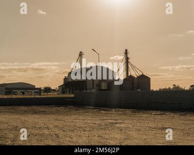 Buenos Aires, Argentinien. 3. Januar 2020. Silo in Sepia in Buenos Aires Stockfoto