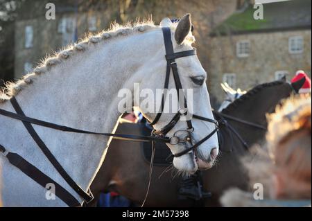 Boxing Day Hunt Masham North Yorkshire England Großbritannien Stockfoto