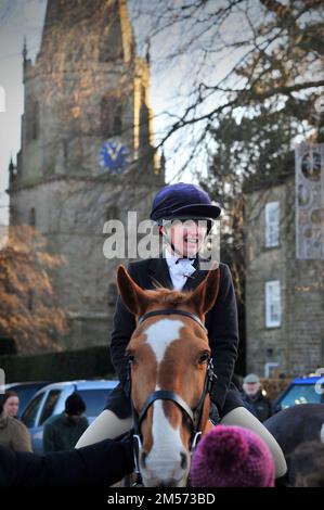 Boxing Day Hunt Masham North Yorkshire England Großbritannien Stockfoto