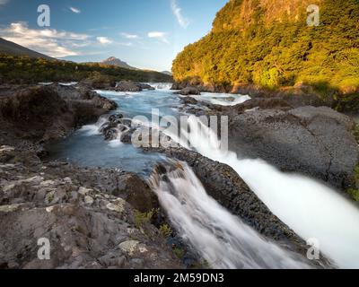 Im Vicente Pérez Rosales Nationalpark in Nordpatagonien, Chile. Stockfoto