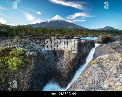 Im Vicente Pérez Rosales Nationalpark in Nordpatagonien, Chile. Stockfoto