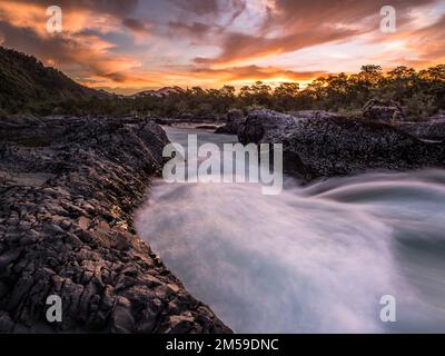 Im Vicente Pérez Rosales Nationalpark in Nordpatagonien, Chile. Stockfoto