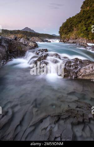 Im Vicente Pérez Rosales Nationalpark in Nordpatagonien, Chile. Stockfoto