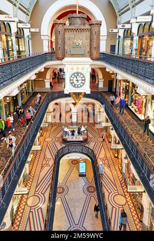 Sydney. New South Wales. Australien. Queen Victoria Building Mall Stockfoto