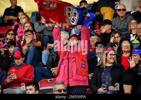 Cagliari, Cagliari, Italien, 26. Dezember 2022, Tifosi, Fans, Unterstützer von Cagliari Calcio während des Spiels Cagliari gegen Cosenza - italienischer Fußball Serie B. Stockfoto