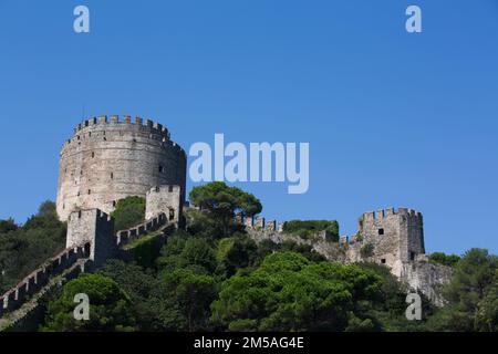 Rumeli Festung, auf der Bosporus Straße, Istanbul, Türkei Stockfoto