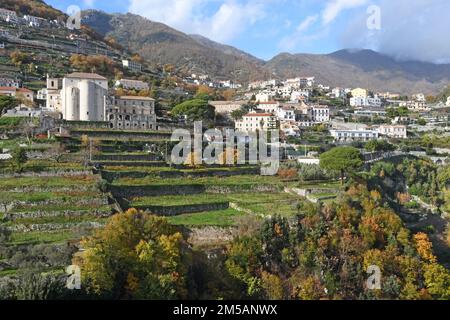 Die Stadt Scala in der Nähe von ravello Stockfoto