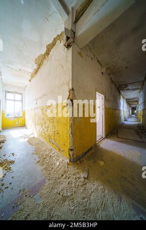 Abandoned army fort in Hajmasker, Hungary Stock Photo