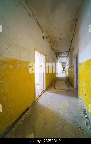 Abandoned army fort in Hajmasker, Hungary Stock Photo