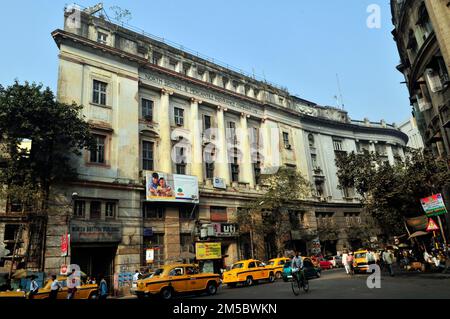 Gebäude der North British & Mercantile Insurance Company Ltd in Kalkutta, Indien. Stockfoto