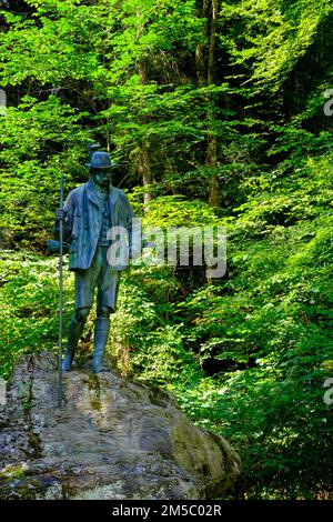 Kaiser Franz Joseph, in Kaltenbach, Bad Ischl, Salzkammergut, Oberösterreich, Österreich Stockfoto