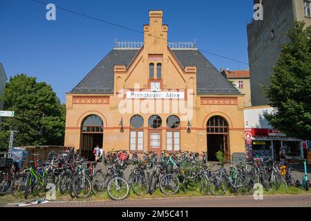 S-Bahnhof, Prenzlauer Allee, Prenzlauer Berg, Pankow, Berlin, Deutschland Stockfoto