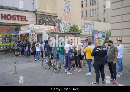 Mustafas Gemuese Kebap, Mehringdamm, Kreuzberg, Berlin, Deutschland Stockfoto