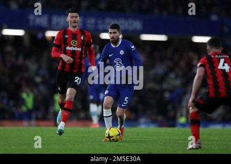 27. Dezember 2022; Stamford Bridge, Chelsea, London, England: Premier League Football, Chelsea gegen Bournemouth; Jorginho von Chelsea Stockfoto