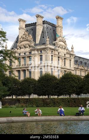 Frankreich, Paris, Jardin des Tuileries, Tuileries Garden ist ein öffentlicher Garten zwischen dem Louvre und dem Place de la Concorde im 1. Arrondisse Stockfoto