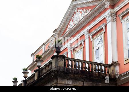 Brasilianisches Kaisermuseum, Residenz der brasilianischen Königsfamilie. Stockfoto