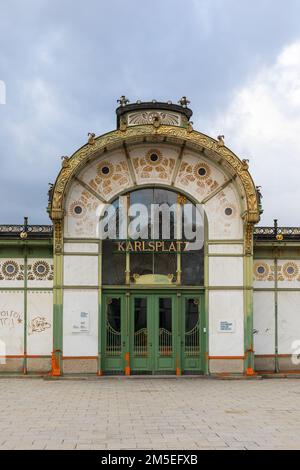 Karlsplatz Stadtbahn Station in Wien, Osterreich Stockfoto