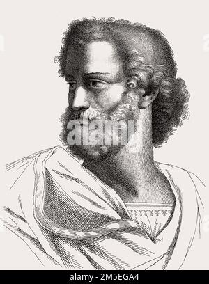 Aristoteles, 384-322 v. Chr., alter griechischer Philosoph und Wissenschaftler Stockfoto