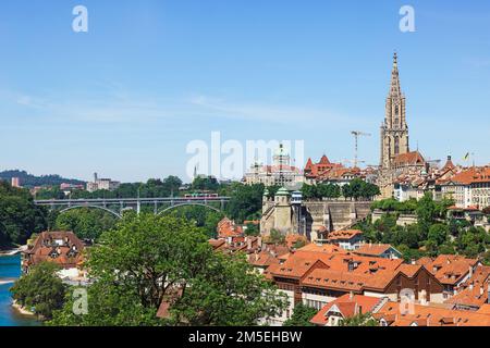 Historische Altstadt von Bern, Schweiz Stockfoto