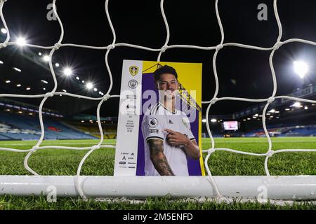 Todays Match-Programm mit Robin Koch #5 von Leeds United auf der Titelseite vor dem Premier League-Spiel Leeds United gegen Manchester City in Elland Road, Leeds, Großbritannien, 28. Dezember 2022 (Foto von Mark Cosgrove/News Images) Stockfoto