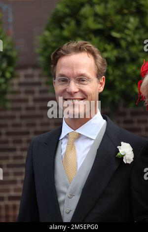 Hochzeit Prinz Jaime de Bourbon de Parme und Viktória Cservenyák Stockfoto